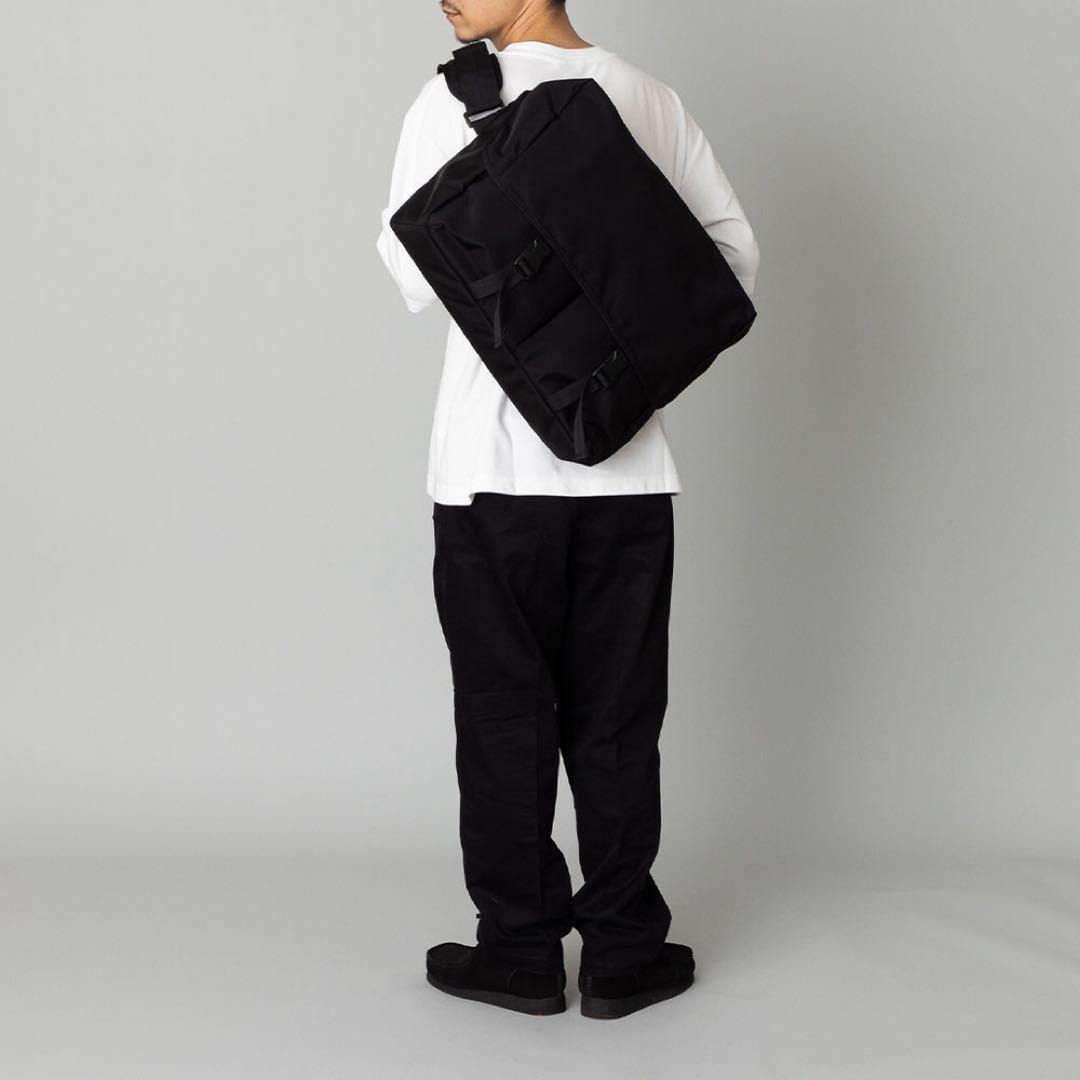 軽量コーデュラナイロン メッセンジャーバッグ 日本製 ブラック kuros'