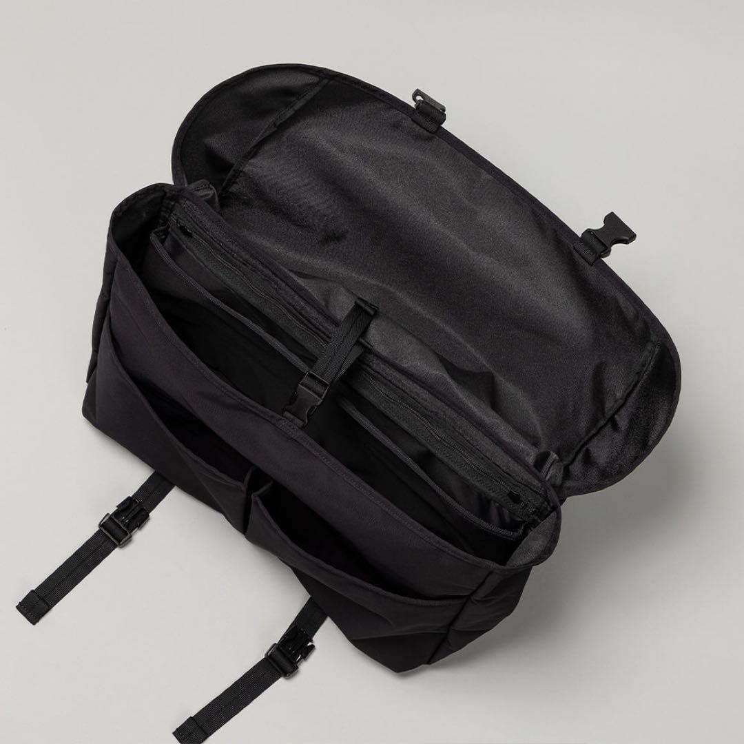 軽量コーデュラナイロン メッセンジャーバッグ 日本製 ブラック kuros'