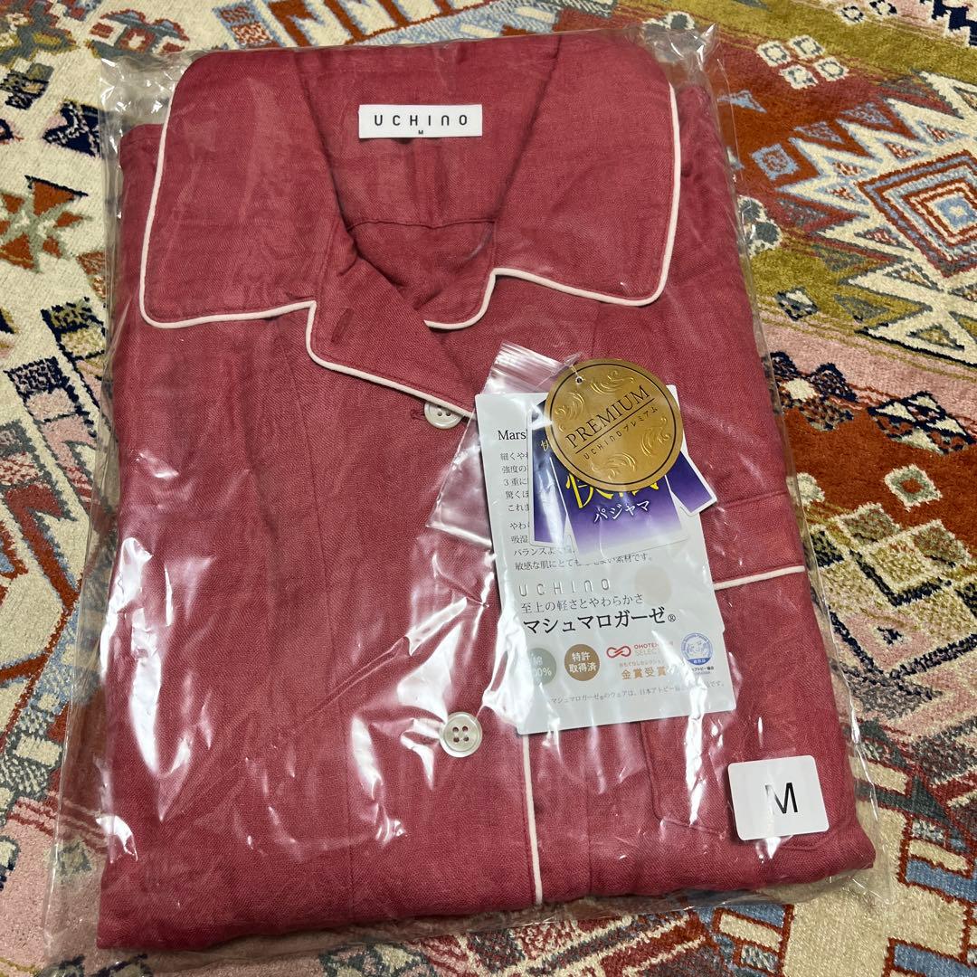 新品・UCHINO マシュマロガーゼパジャマ Mサイズ