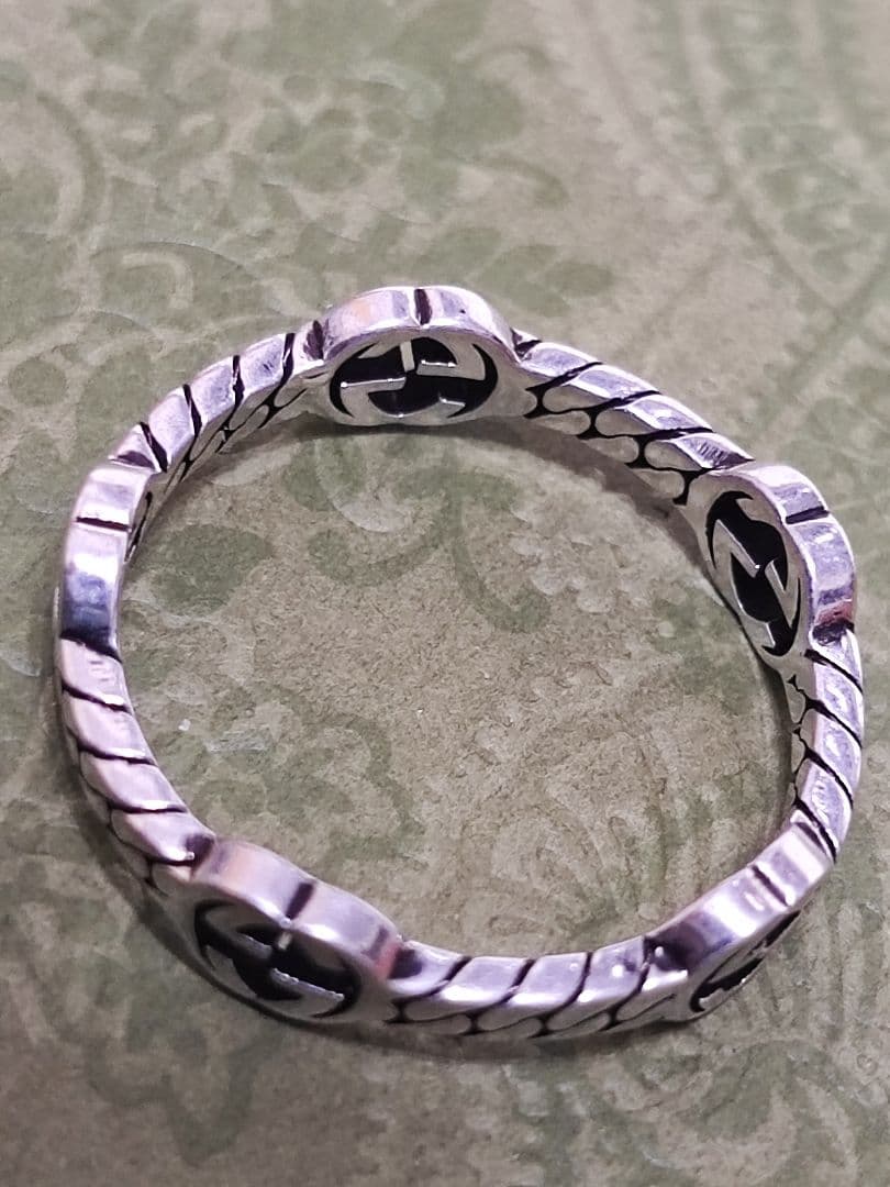 専用　新品 グッチ インターロッキングG チェーンリング 希少サイズ 26号