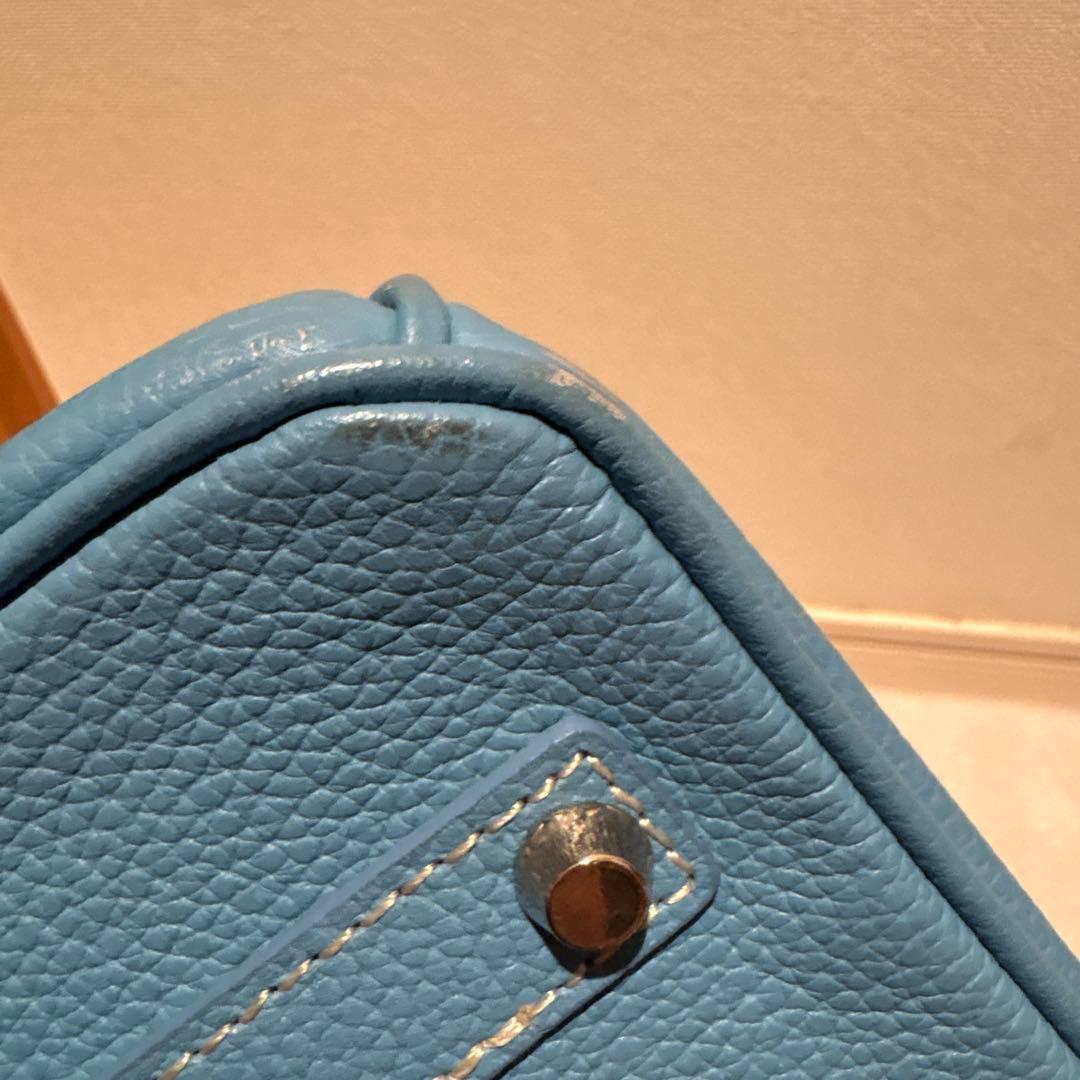 ブルージーン レザー　w30 トートバッグ