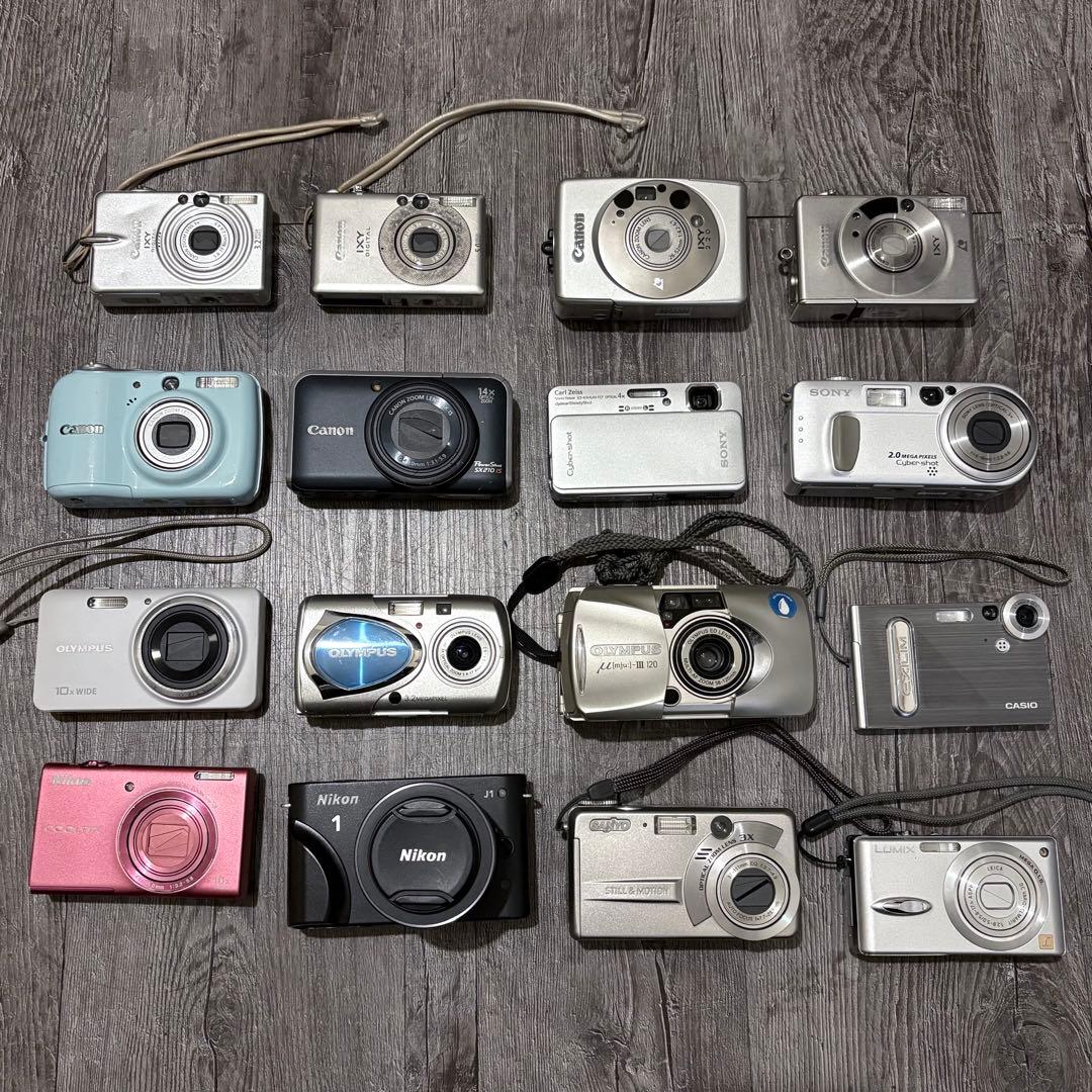 コンパクト オールド デジタルカメラ フィルム 16台 まとめ ジャンク