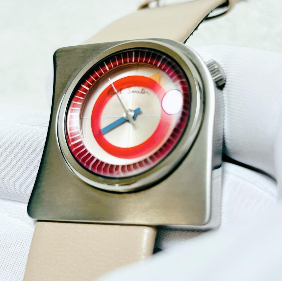 【レア】 美品 ポールスミス 6038-H12611 アシンメトリー 腕時計