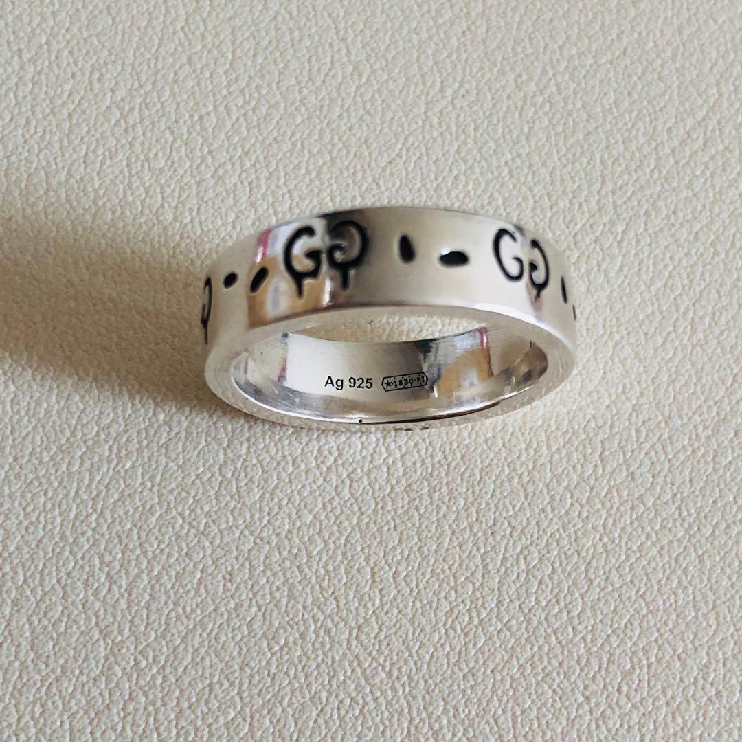 GUCCI ゴースト リング　グッチ　指輪 18号