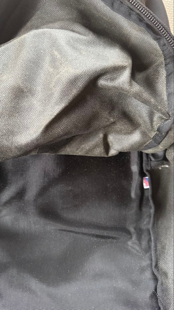 Supreme ブラックリュック　難あり