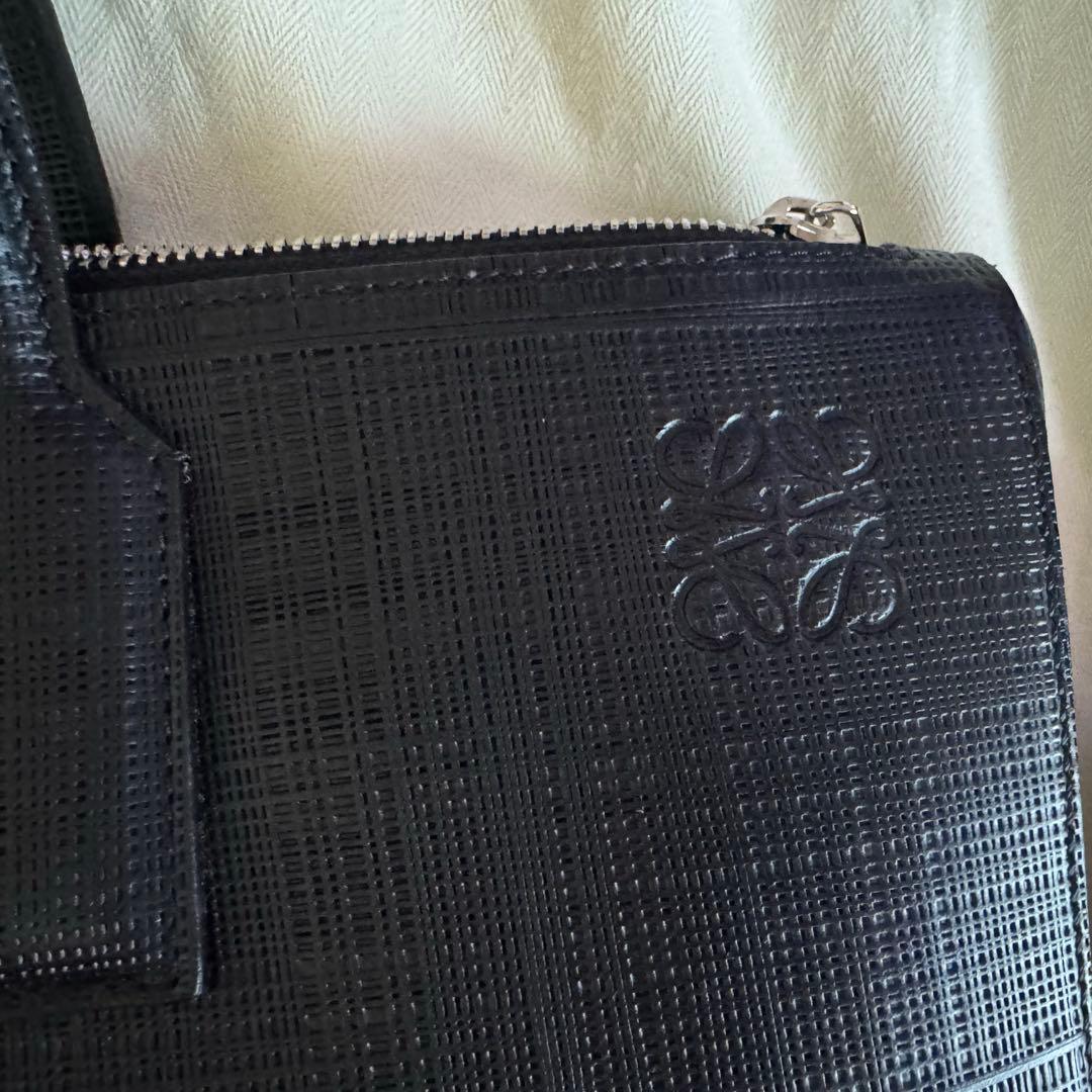 超美品【LOEWE】ロエベ GOYAシン ブリーフケース ビジネスバック黒