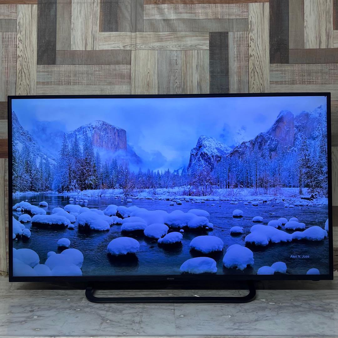 全国送料込❣️山善49型4K液晶TV東芝製LSI搭載Wチューナー裏番組録画可能