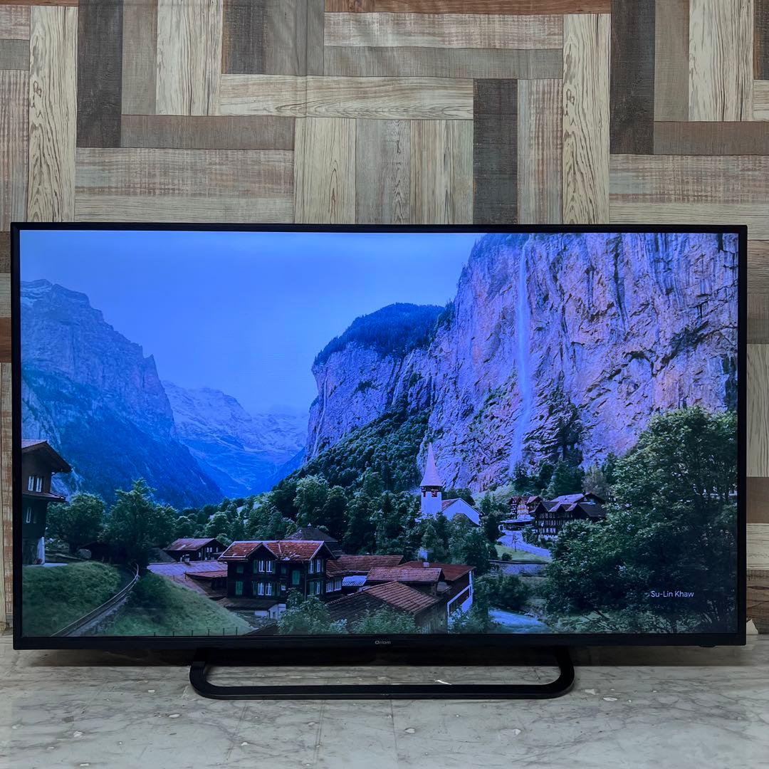 全国送料込❣️山善49型4K液晶TV東芝製LSI搭載Wチューナー裏番組録画可能