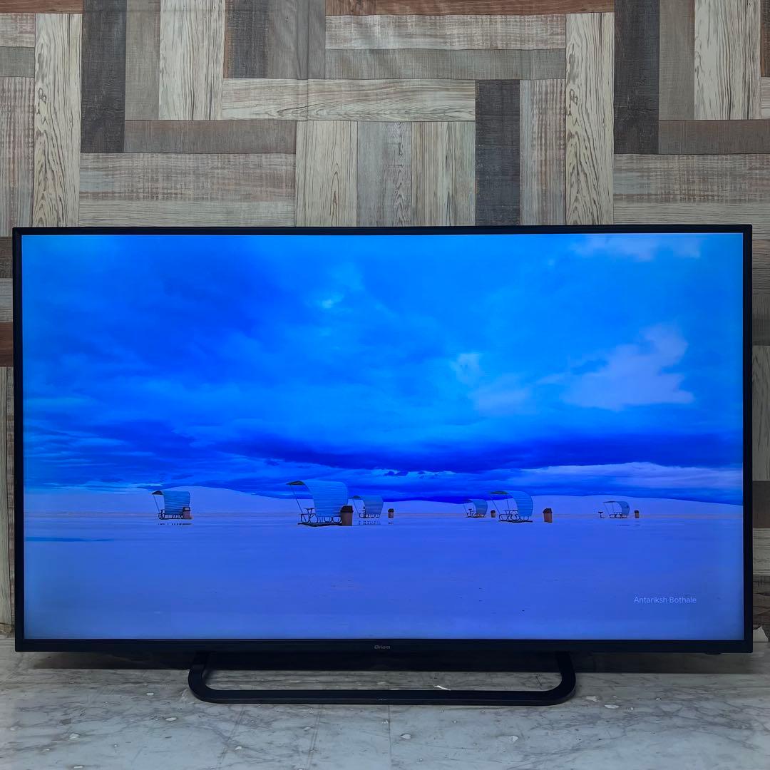全国送料込❣️山善49型4K液晶TV東芝製LSI搭載Wチューナー裏番組録画可能