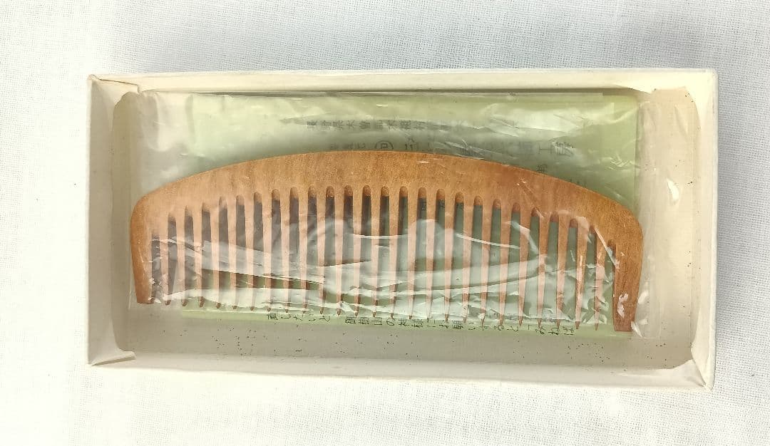 三十六屋お六櫛工房 昭和50年製造 お六櫛 青柳和邦作 新品未使用品