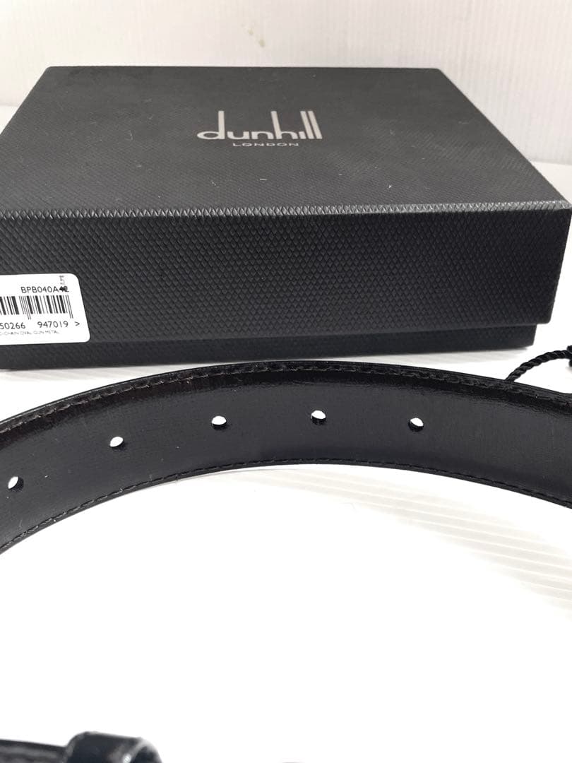 ダンヒル　レザーリバーシブルベルト