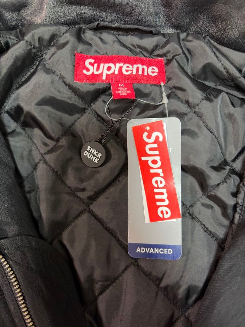 常田大希 愛用 supreme 25ss レザーカラーユーティリティジャケットM