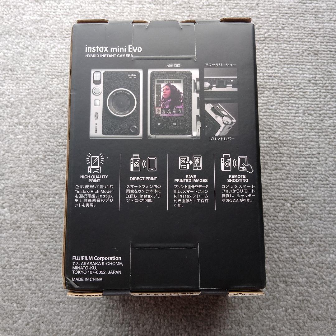新品　FUJIFILM instax mini Evo ブラック　type-B
