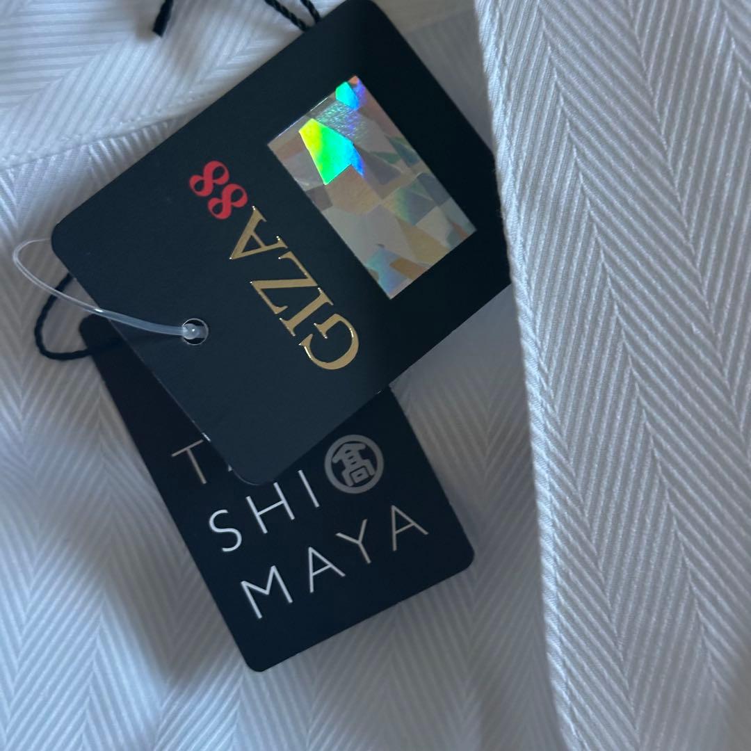 【定価16,500円】ヘリンボーン織 GIZA88 ピンホールシャツ（7540）