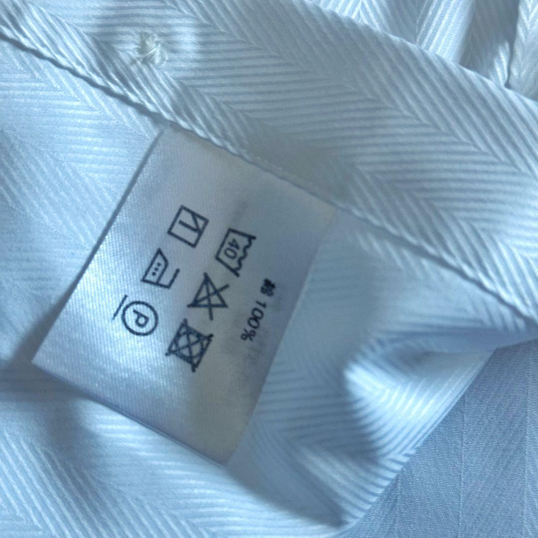 【定価16,500円】ヘリンボーン織 GIZA88 ピンホールシャツ（7540）