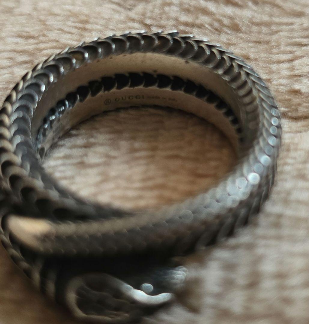 GUCCI 蛇デザインリング サイズ16