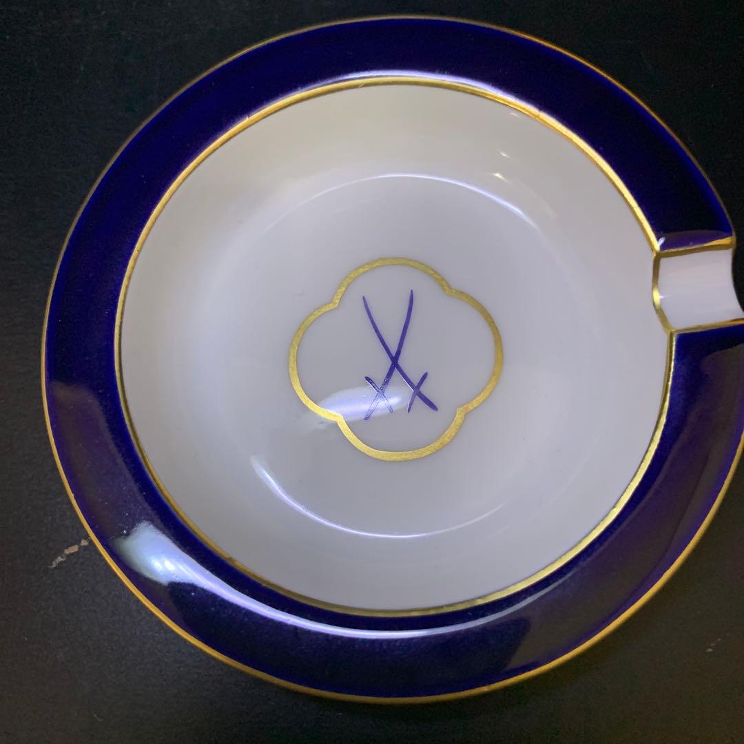 ドイツ　⚔️マイセン　灰皿(箱入) +姫フォーク