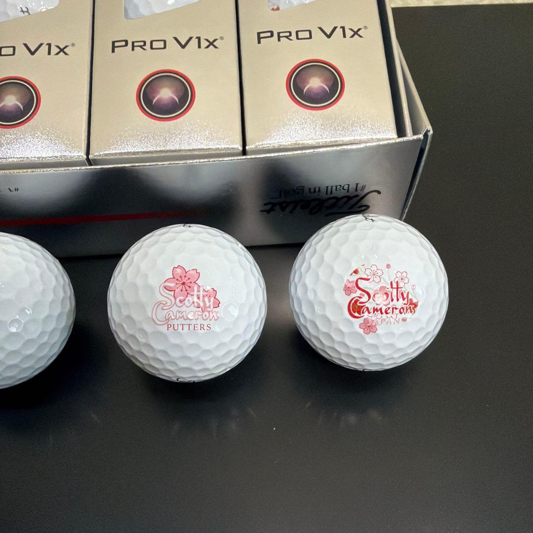 タイトリストPro V1 X スコッティキャメロン ゴルフボール 1ダース