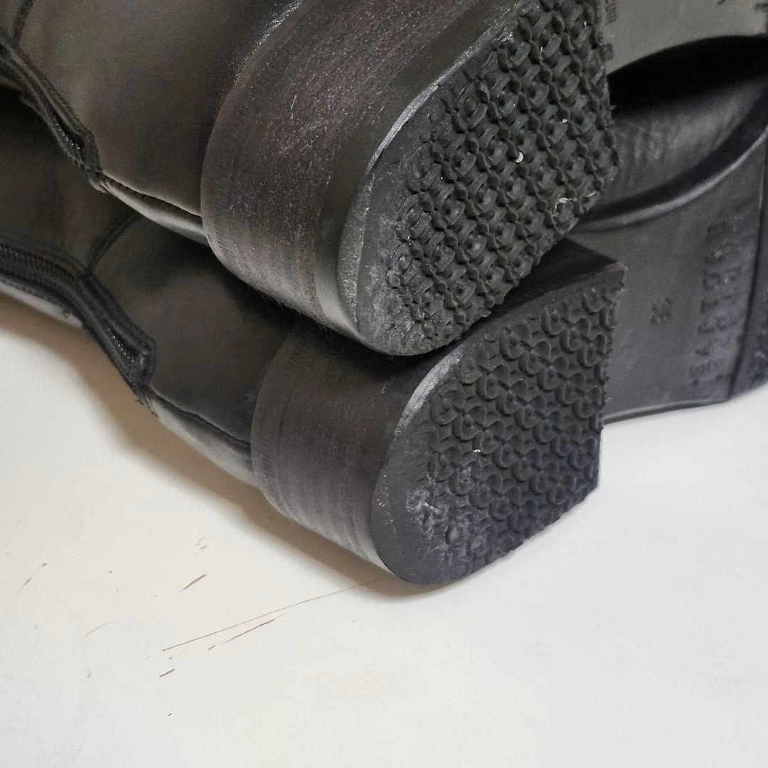 美品 サルトル バックジップ ジョッキーブーツ 36 ブラック