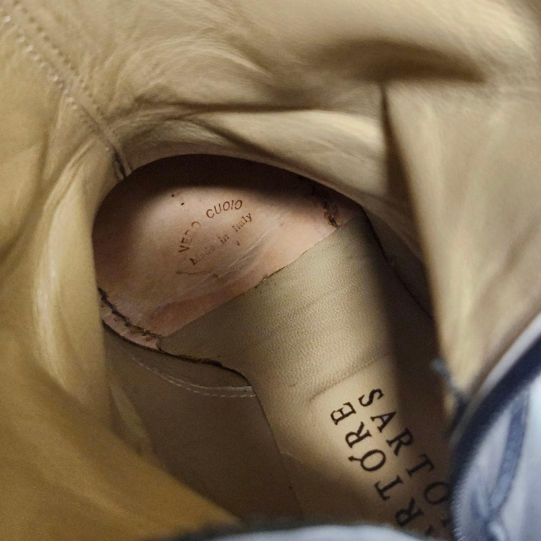 美品 サルトル バックジップ ジョッキーブーツ 36 ブラック