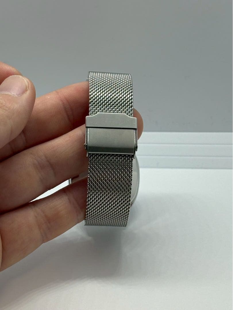 SEIKO セイコー emblem メンズ 腕時計 スクエア　ブルー文字盤