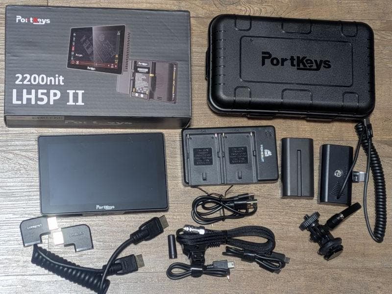 PortKeys LH5PII 撮影モニター 5.5インチ 2200nit★美品