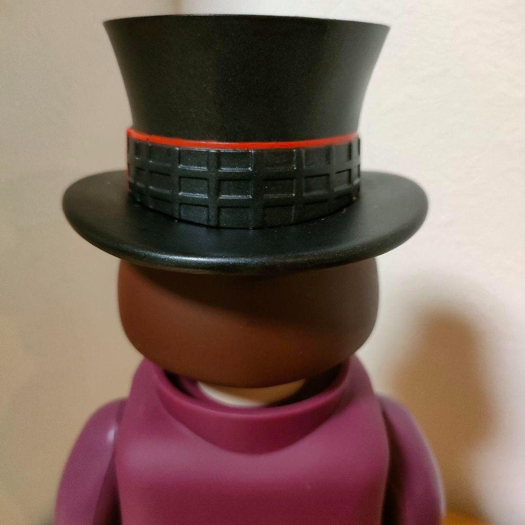 レア　チャーリーとチョコレート工場　ウィリーウォンカキューブリック400%　希少