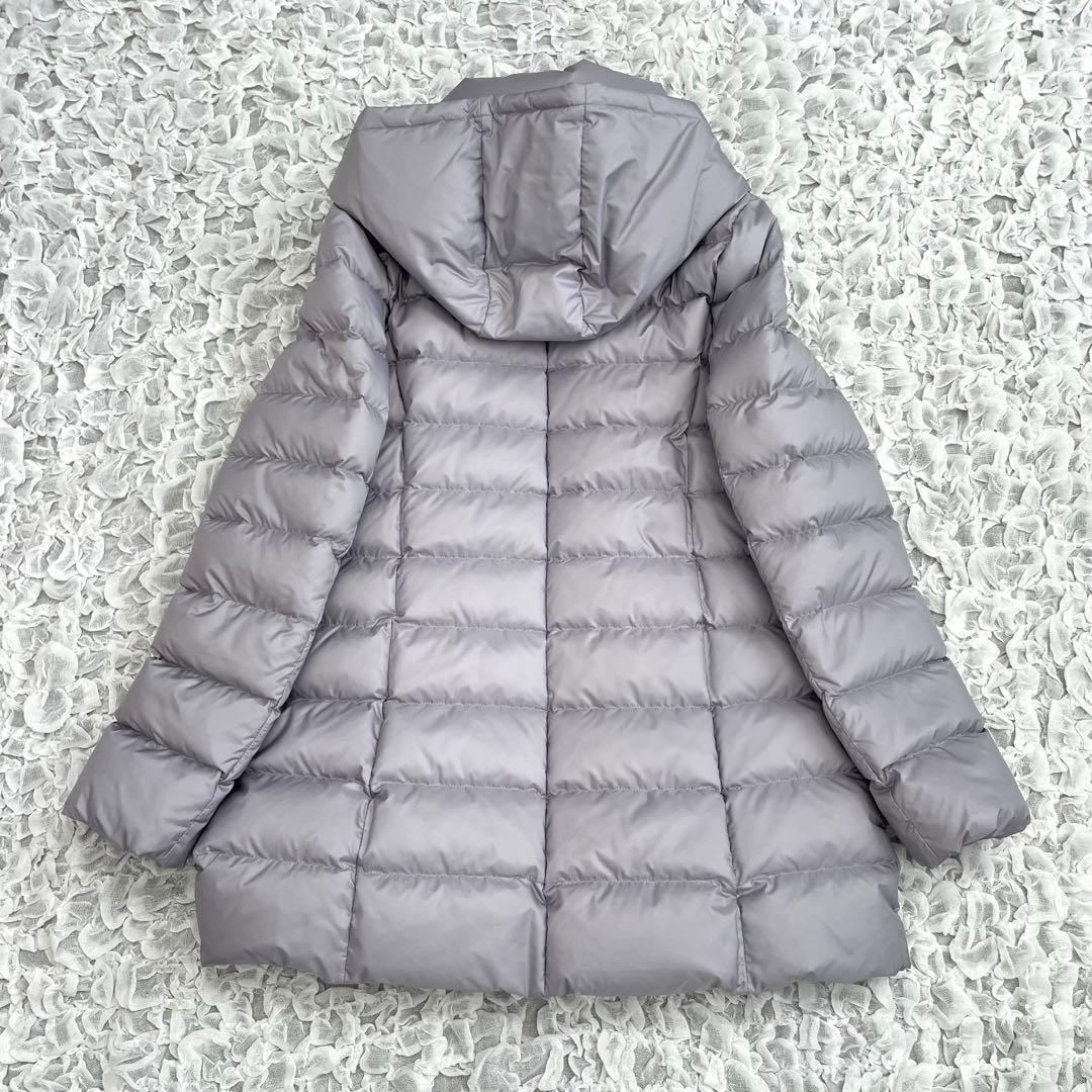 インディヴィ　洗える 撥水2WAYリサイクルミドルダウンコート　40