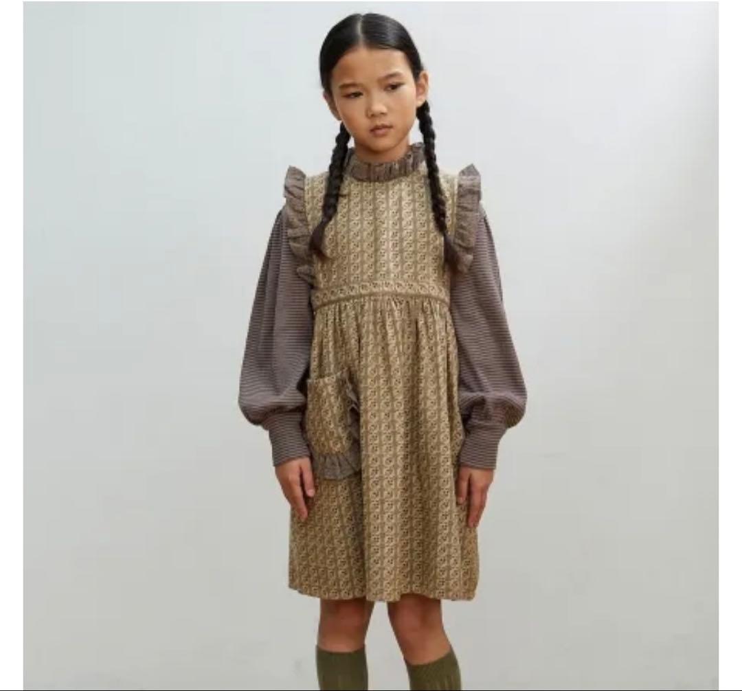 APOLINA 　IDA pinfore Dress 5-7y