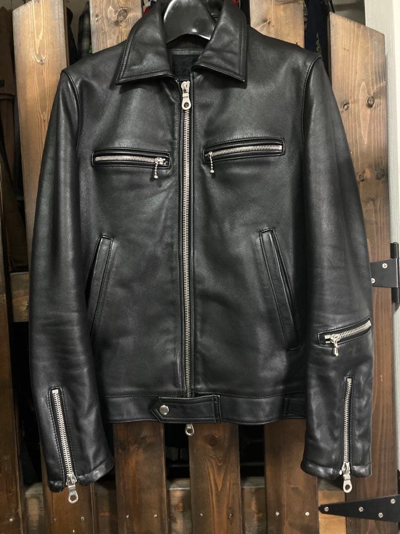 シングルライダース　ドミネータータイプ　牛革　難あり