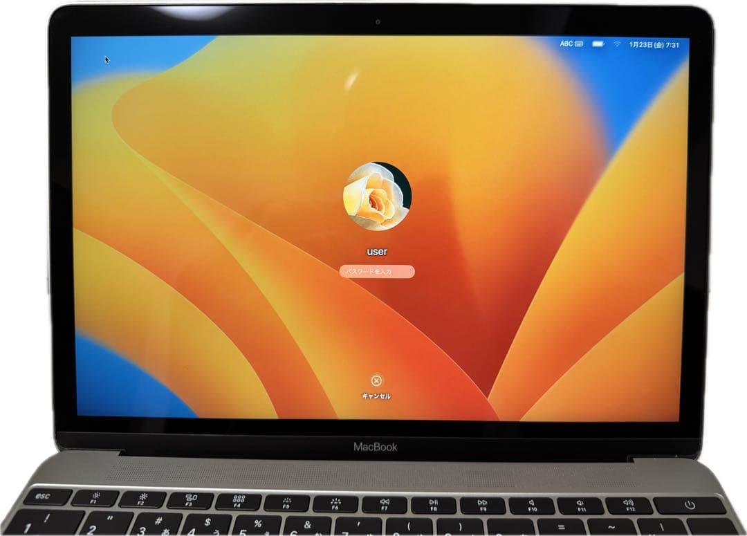 MacBook 12インチCoreM3/8GB/256GB A1534