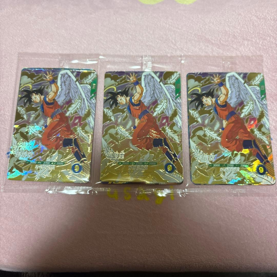 ドラゴンボールカード 天使悟空 ベジータ バーダック セット GDR プロモ