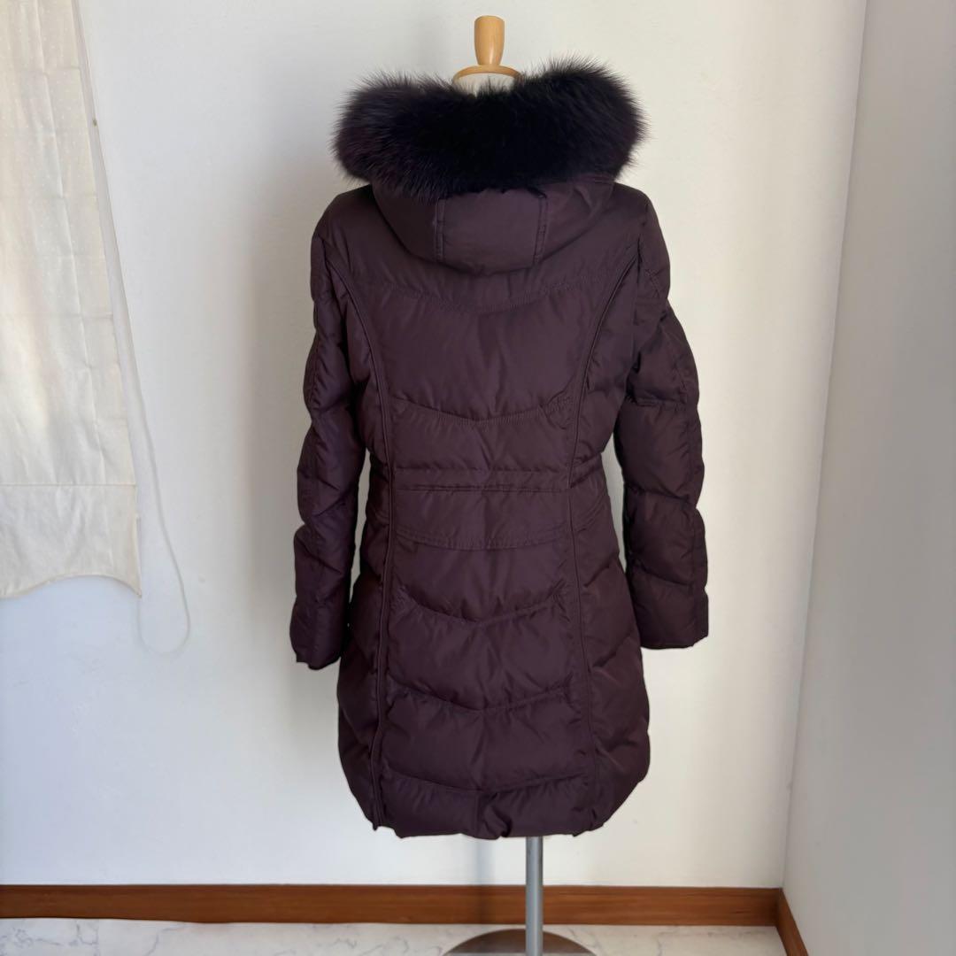 極美品 ルイルエブティック ダウンコート L 紫 ロング