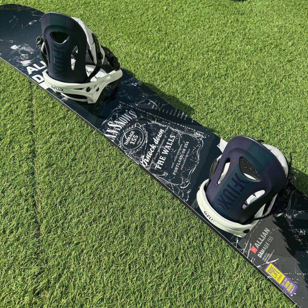 美品 ALLIAN DAMAGE 155cm FLUX PR ML セット