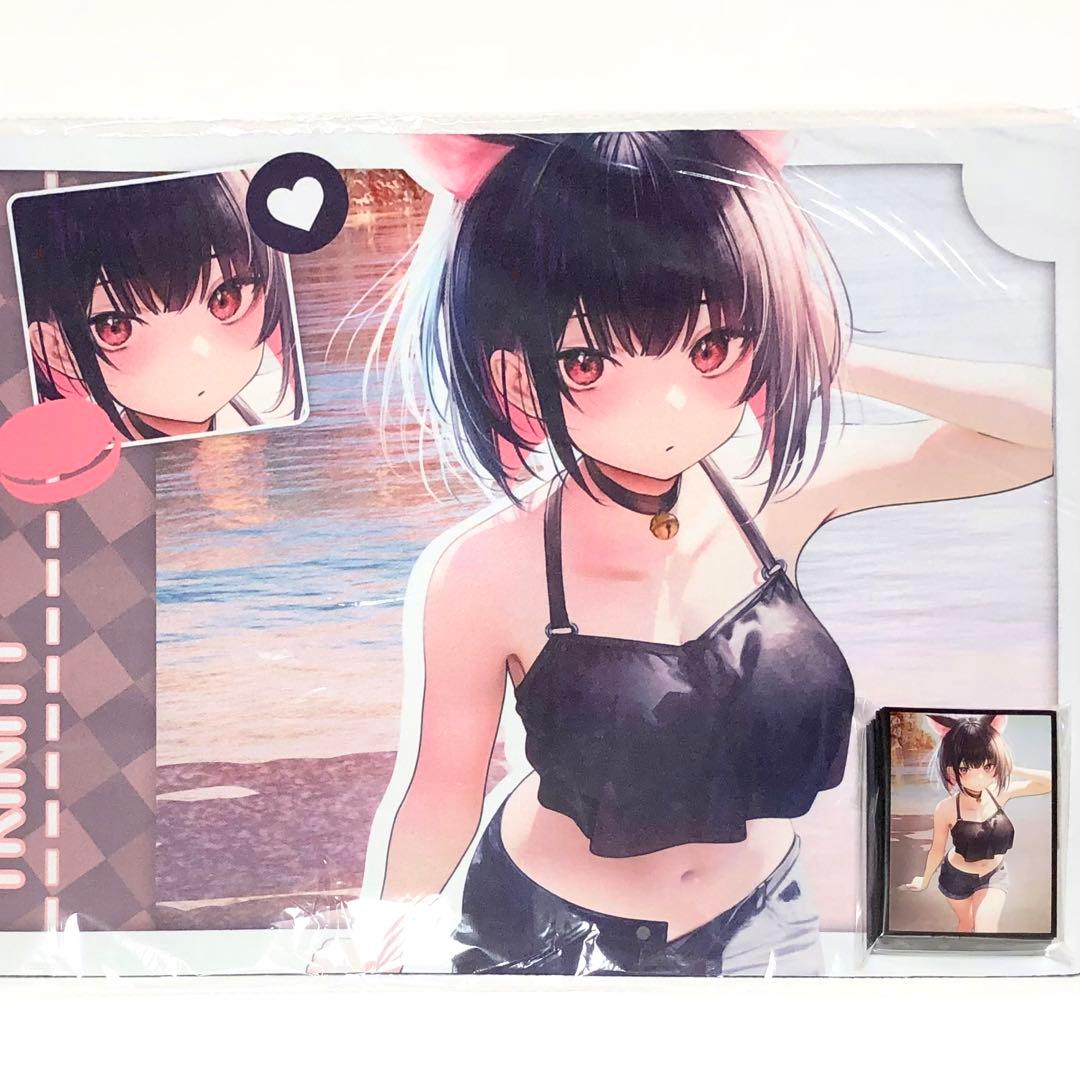 杏山カズサ スリーブ プレイマット セット ブルーアーカイブ ブルアカ gg