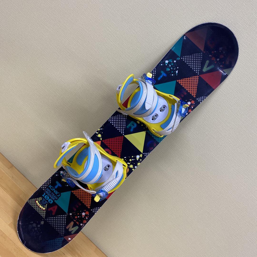 IGNIO GRV-TEAM ROCKER 100cm キッズスノーボードセット