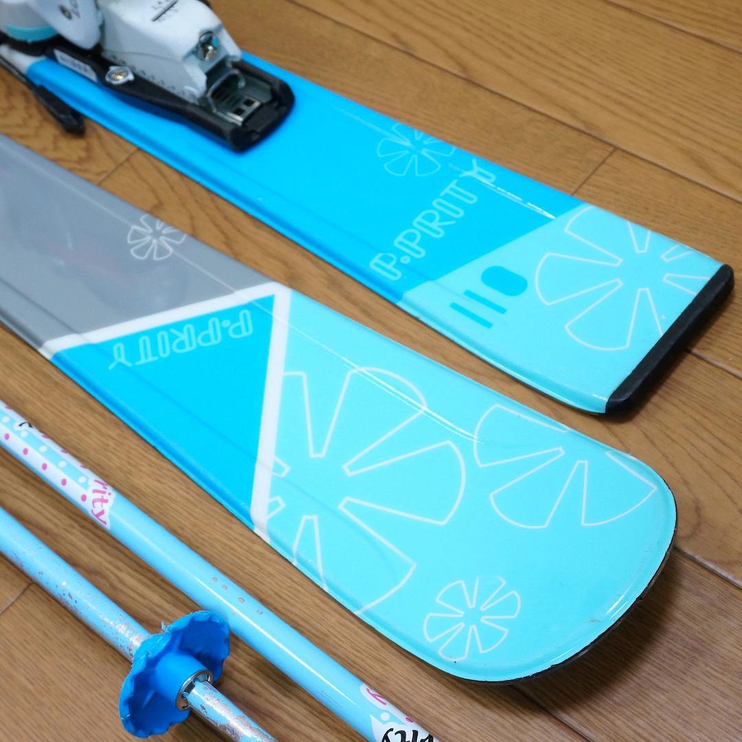 メンテ済 110cm 靴20cm P.PRITY スキーセット