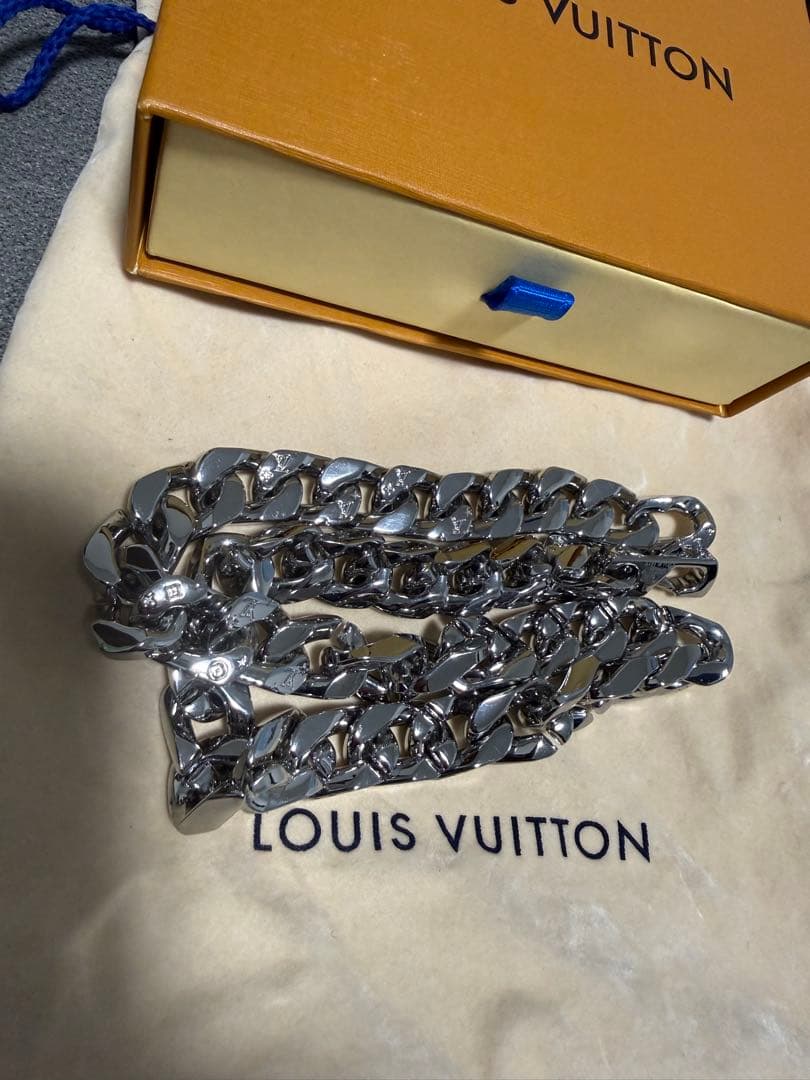 【美品】Louis Vuitton チェーンネックレス コリエ