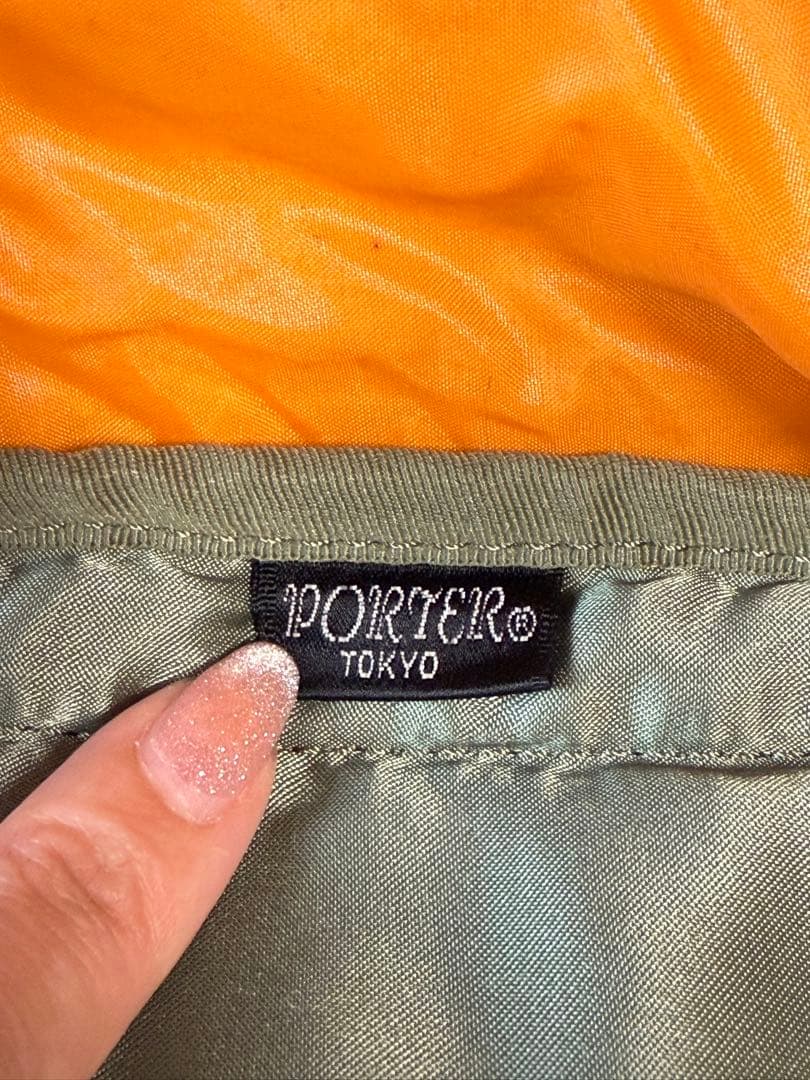 【廃盤品・美品】ポーター タンカーウエストバッグ セージグリーン ボディバッグ