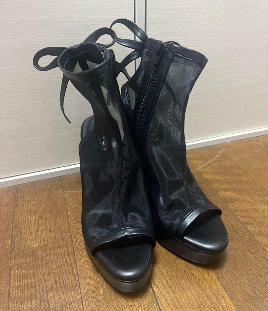 ひ BACKリボンシアーブーツサンダル EATME イートミー