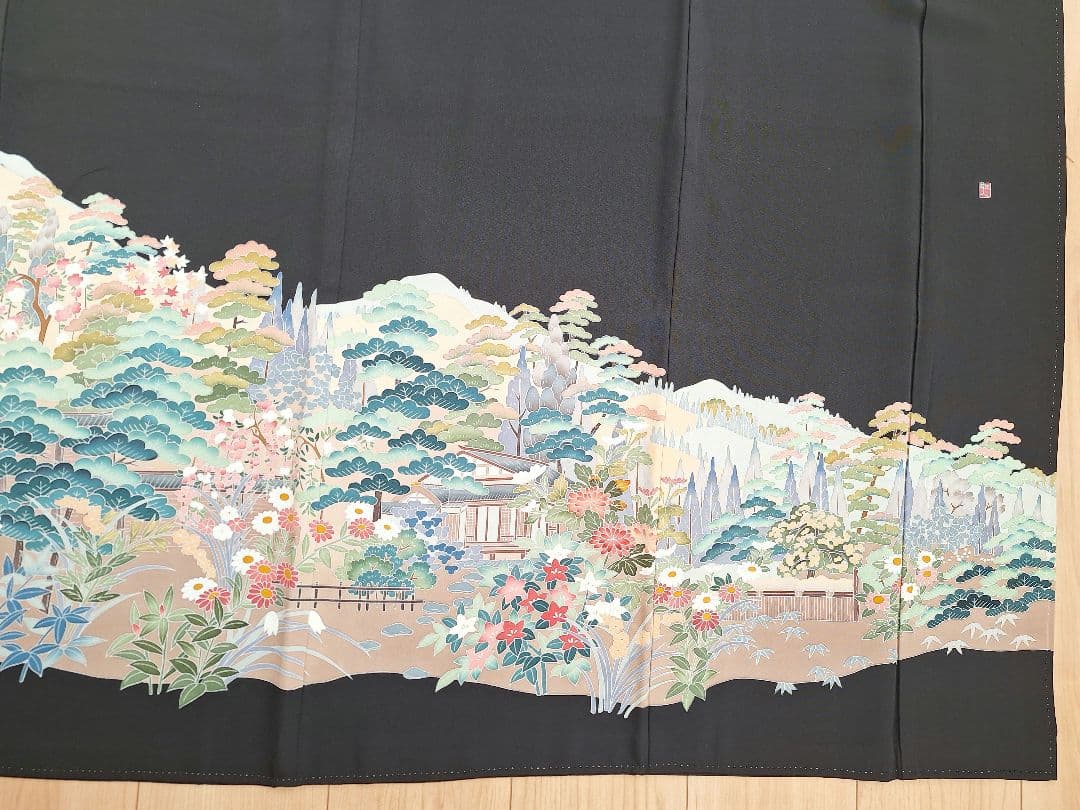 着物リメイクワンピース3693