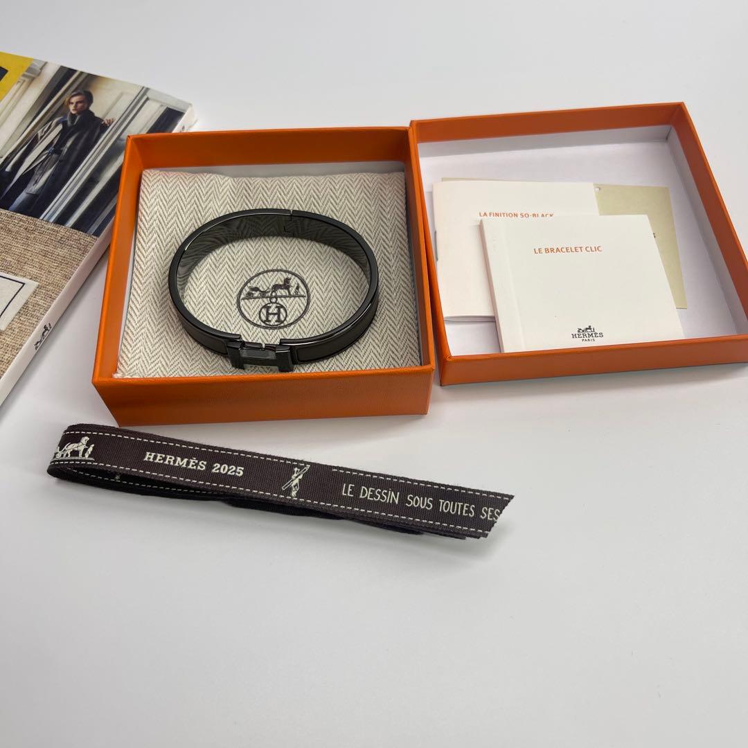 エルメルブレスレット クリックHH ソー・ブラック T5 新品未使用品