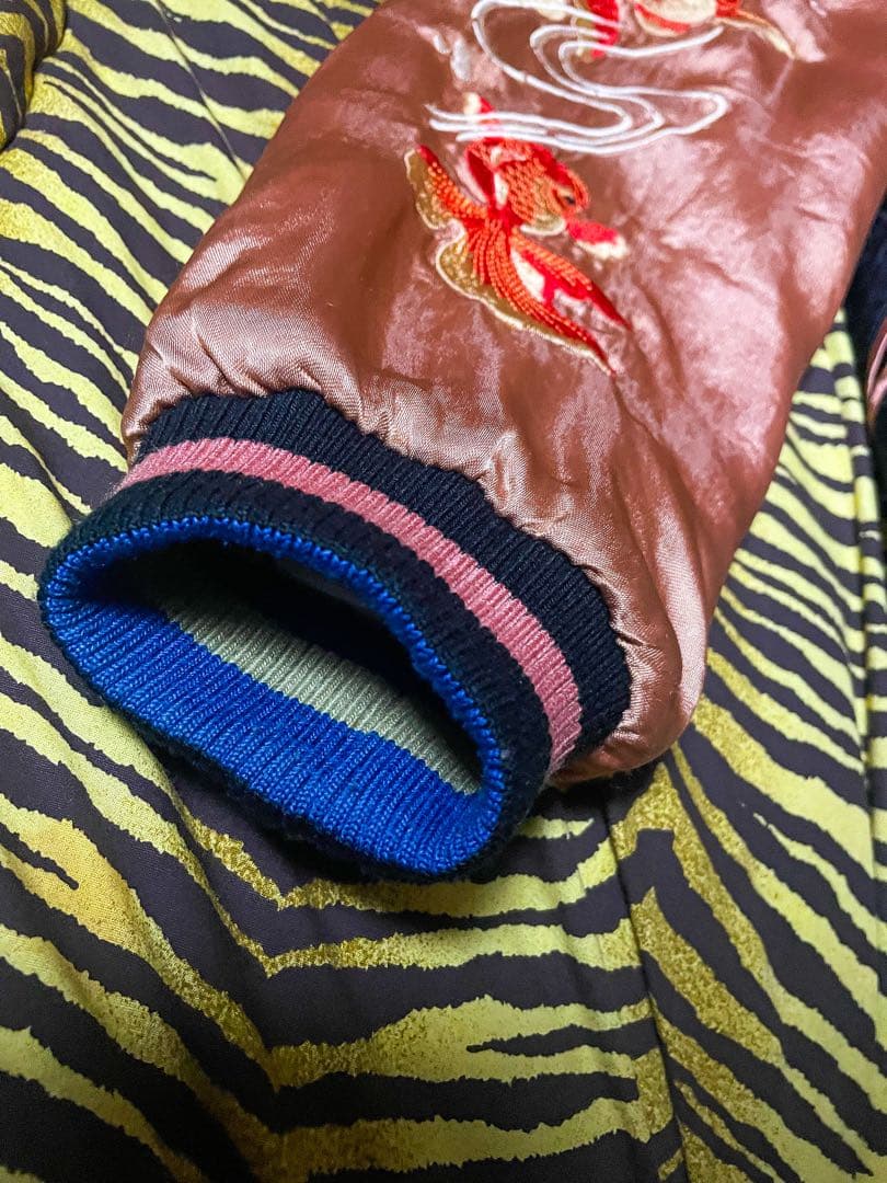 スカジャン　金魚　花旅楽団　Mサイズ　期間限定値下げ中