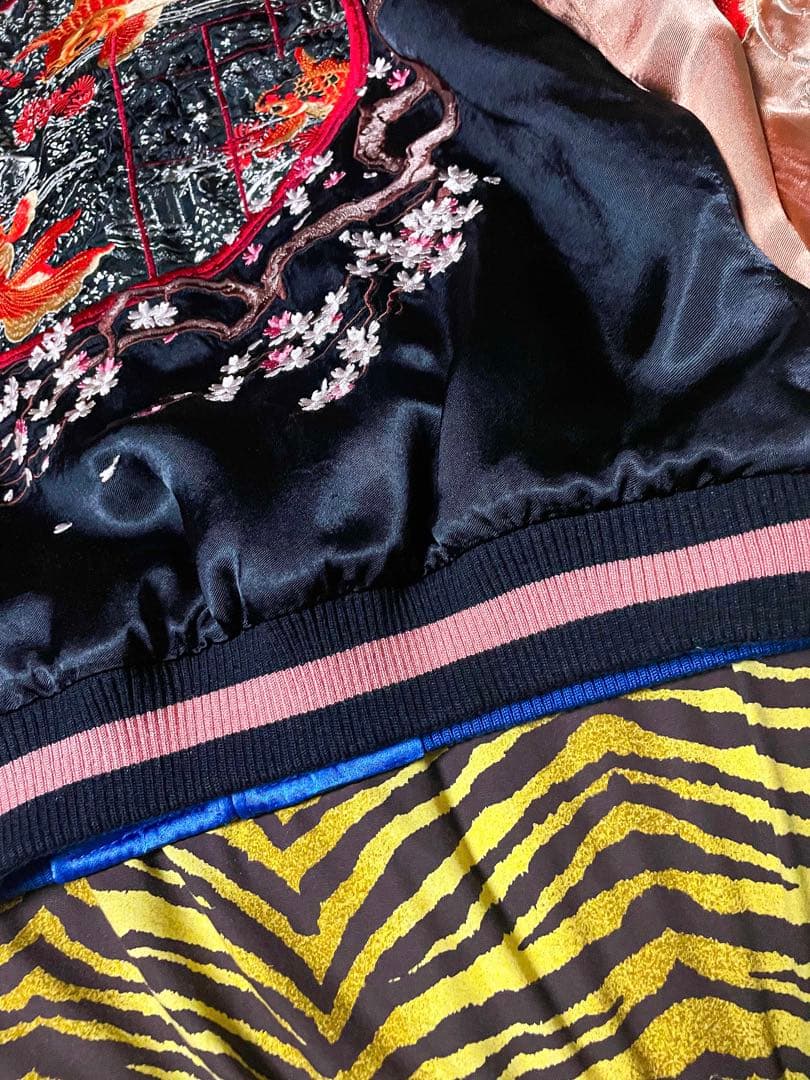 スカジャン　金魚　花旅楽団　Mサイズ　期間限定値下げ中