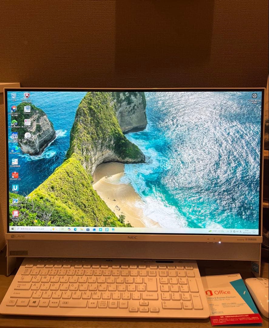 NEC LAVIE 一体型PC 大画面 (初期化済) Office有