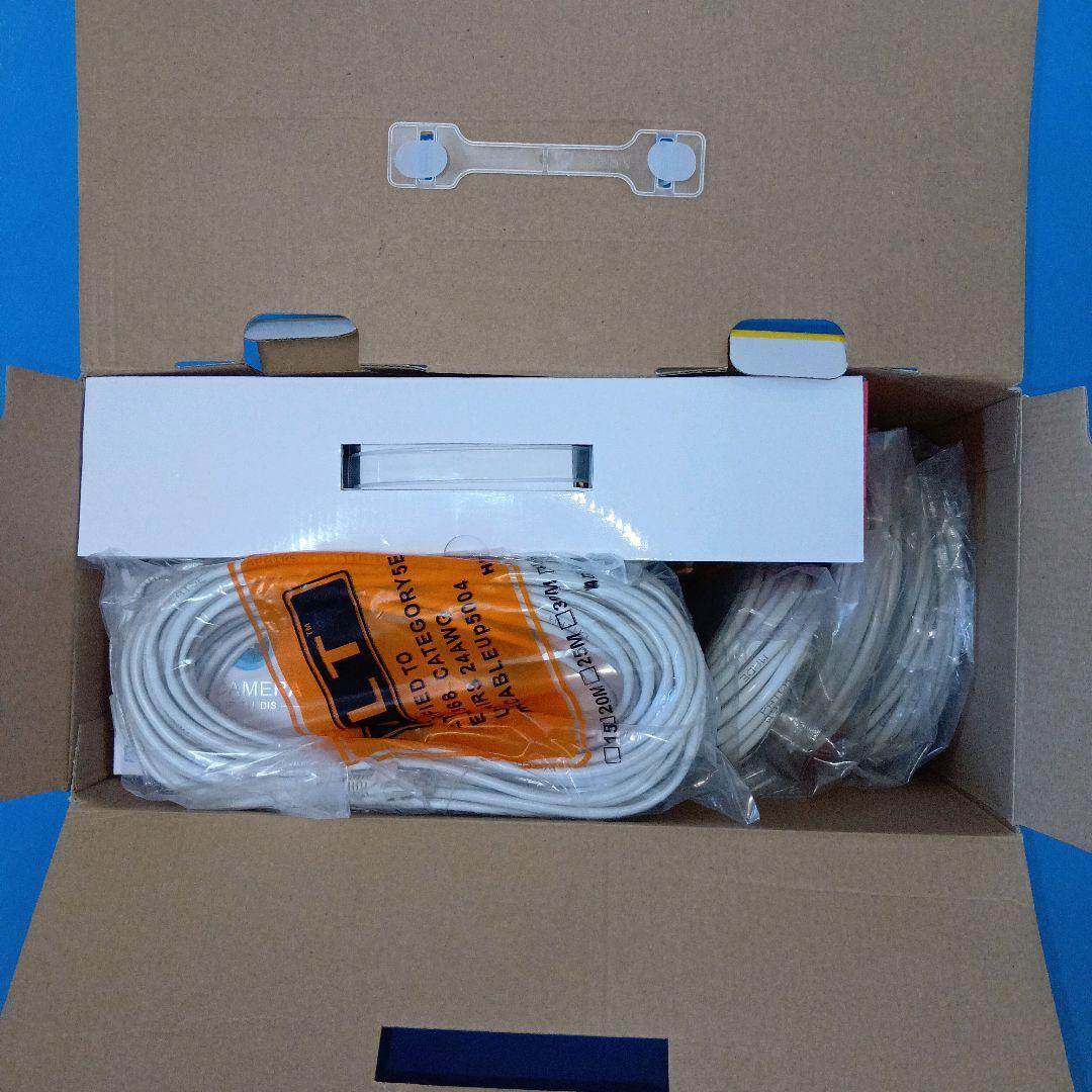 【新品・未使用】4CH HDカメラセット AHDカメラ4台 レコーダー付き