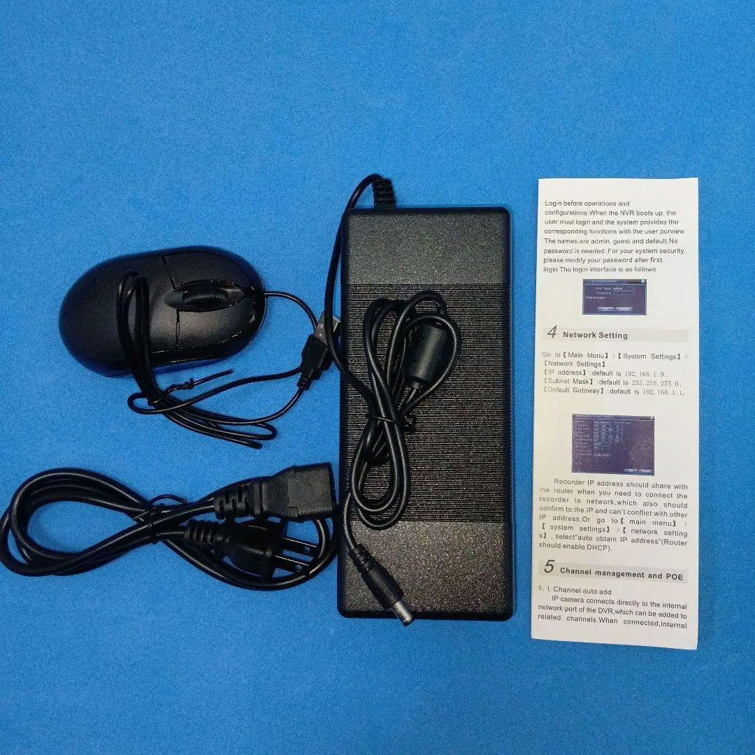 【新品・未使用】4CH HDカメラセット AHDカメラ4台 レコーダー付き