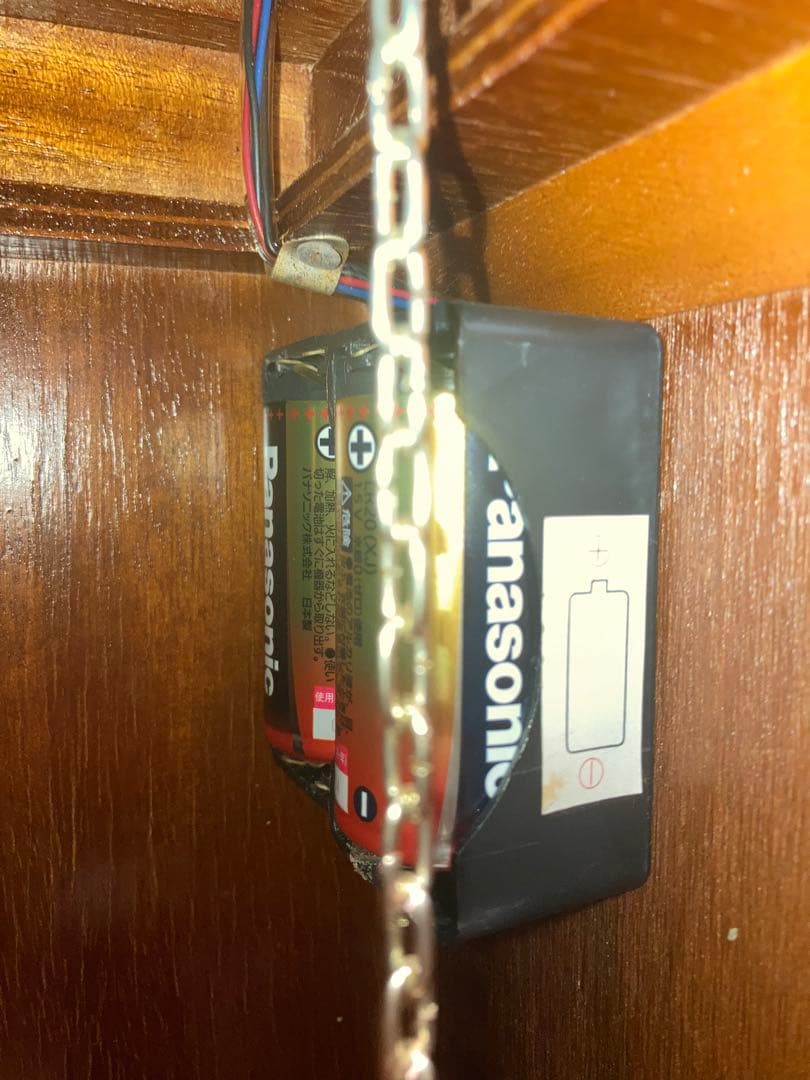 昭和レトロ　ホールクロックTempus Fugit アラーム 古時計 電池式