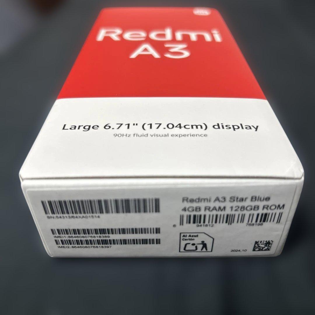 スマートフォン本体 Redmi A3 Star Blue 4GB 128GB