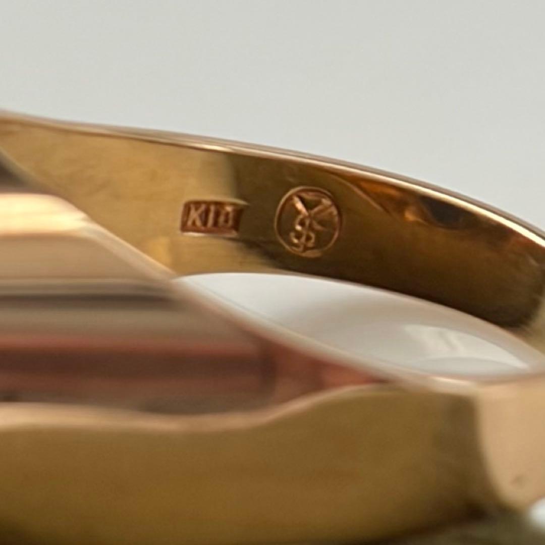 k18 ラピス　リング